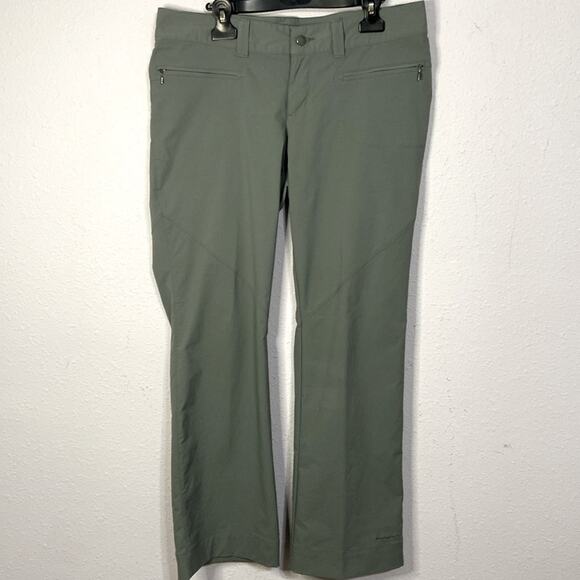 Columbia Women Omnishield Sage Green Hiking Pants Size 12 - Picture 1 of 7